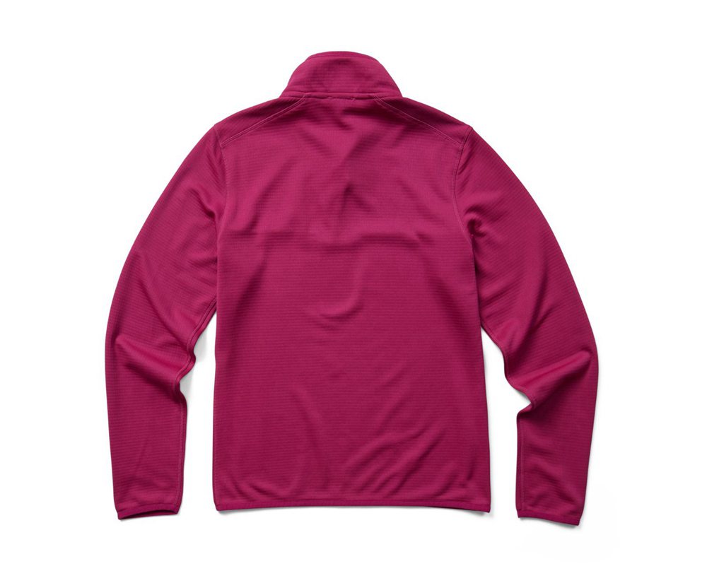 Pullover Merrell Damskie Różowe - Terrain Geotex 1/4 Zip - 460385-AIB